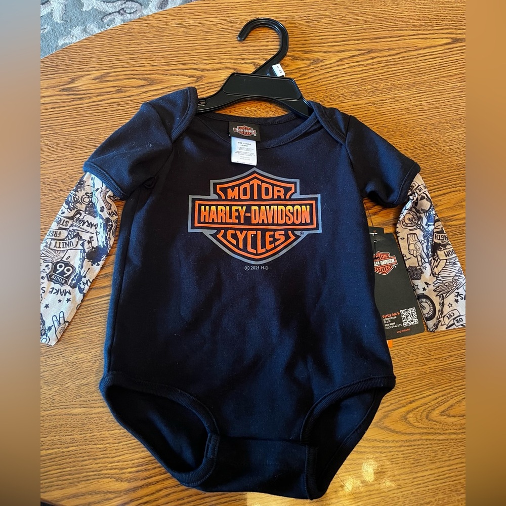Baby Harley Davidson Onesie